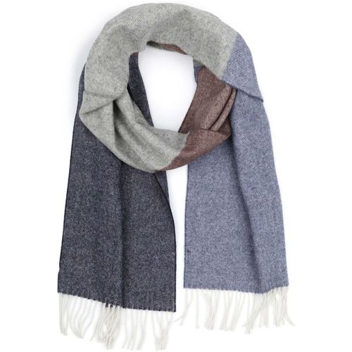 Echarpe Écharpe Agneline Gris Bleu Brun - Profuomo - Modalova
