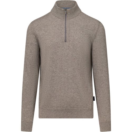 Sweatshirts Pull Half Zip Wool Blend Taupe Mélanger - State Of Art - Modalova