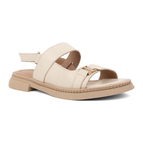 Sandales plates beige casual open sandals - Sergio Moretti - Modalova