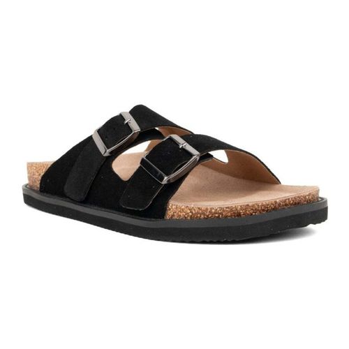 Mules black casual open slippers - Sergio Moretti - Modalova