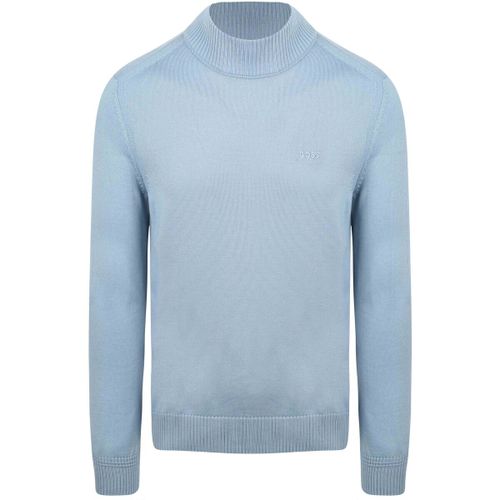 Sweatshirts Pull Turtleneck Avac Wool Blend Bleu Clair - BOSS - Modalova