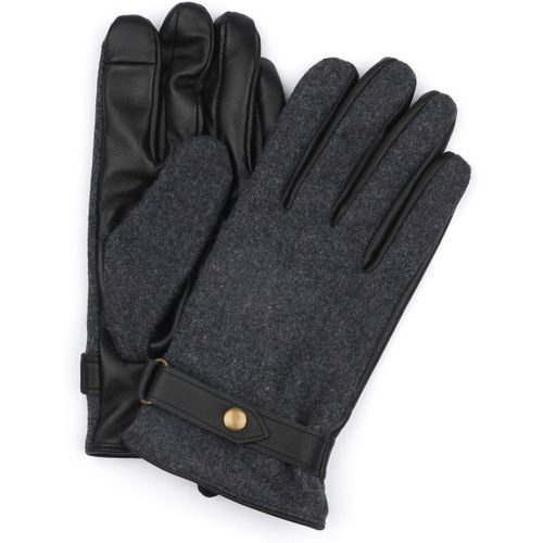Gants Gants Wool Anthracite Noir En Cuir - Suitable - Modalova