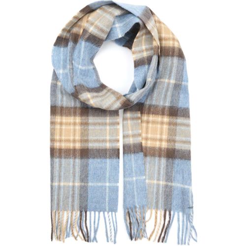 Echarpe Echarpe à Carreaux Merinos Beige Bleu - Suitable - Modalova