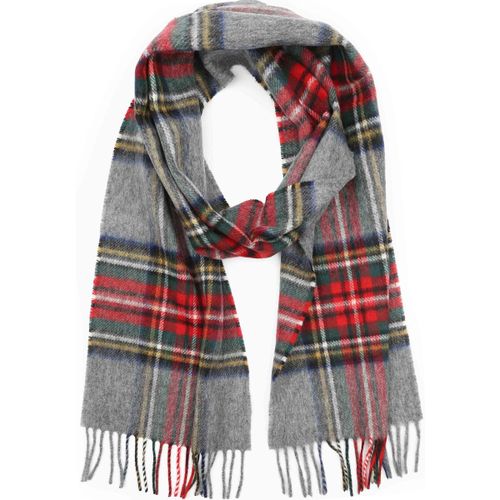 Echarpe Echarpe à Carreaux Merinos Gris Multicolore - Suitable - Modalova