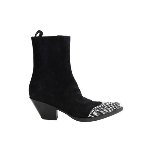 Boots Boots en daim noir - Alexandre Vauthier - Modalova