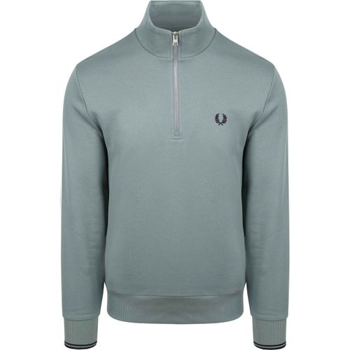 Sweatshirts Pull Demi-Zip Bleu - Fred Perry - Modalova