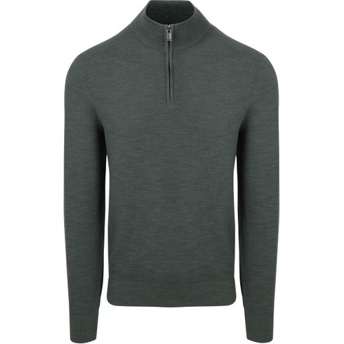 Pull Pine Knit Pull Demi-Zip Vert - Suitable - Modalova