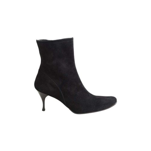 Bottines Boots en daim noir - Carel Paris - Modalova