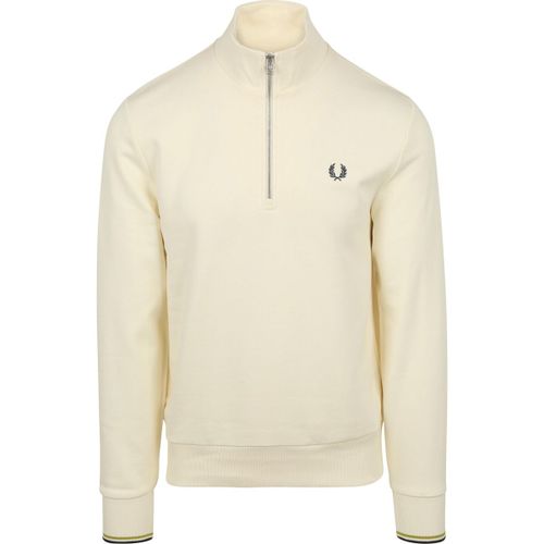 Sweatshirts Pull Demi-Zip Ecru 46A - Fred Perry - Modalova
