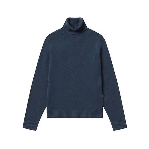Pull Pull écologique en laine recyclée col haut marron - Ecoalf - Modalova
