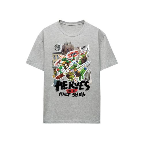 T-shirt Heroes In A Half Shell - Dessins Animés - Modalova