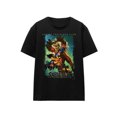 T-shirt Wolverine Versus Sabretooth - Marvel - Modalova