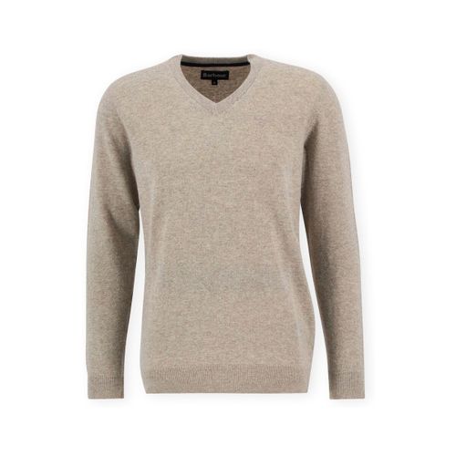 Pull Essential V-Neck Jumper - Washed Stone - Barbour - Modalova