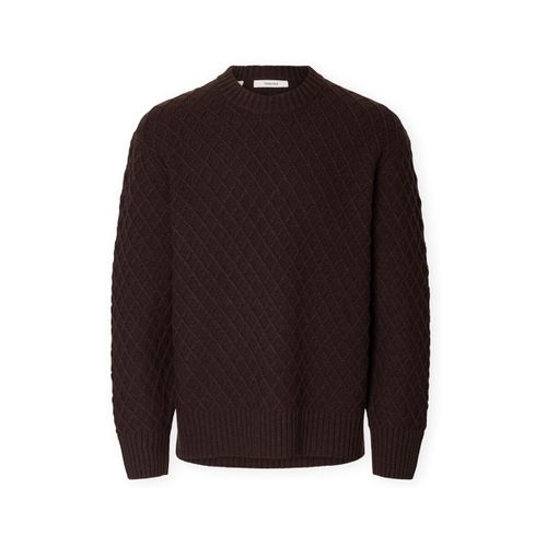 Pull Patric Edit Knit - Chocolate Torte - Selected - Modalova