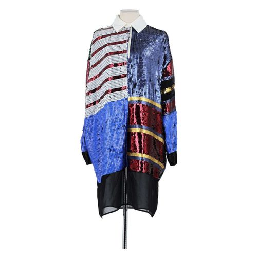 Robe courte Robe bleue - Tommy Hilfiger - Modalova