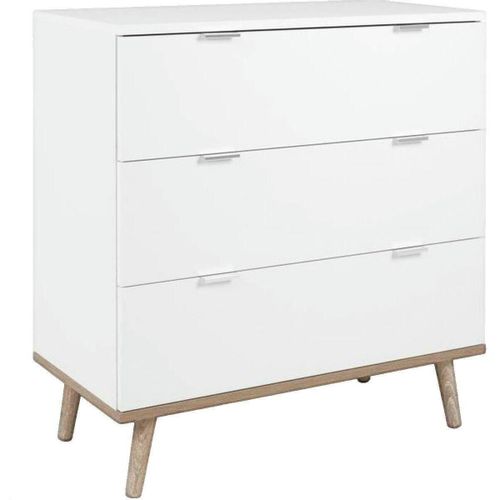 Commodes Commode Göteborg Blanc et Chêne Sonoma - Bigbuy - Modalova