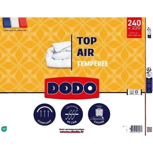 Couettes Couette TOP AIR Tempérée 220 x 240 cm - Dodo - Modalova