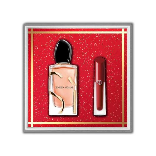 Coffrets de parfums Set Si Intense 100ml+ Lip Satin 12 - Emporio Armani - Modalova