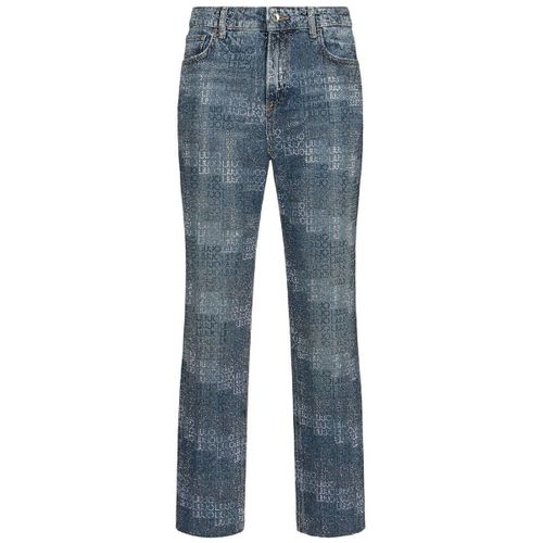 Jeans Liu Jo Jean droit avec strass - Liu Jo - Modalova