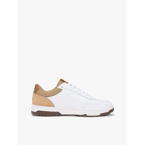 Baskets basses Baskets beiges en cuir - Tommy Hilfiger - Modalova