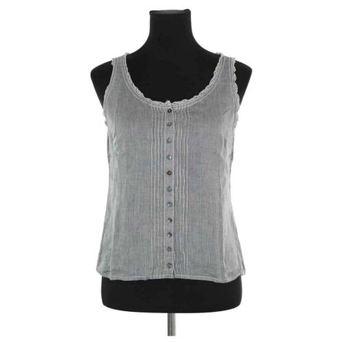 Blouses Top sans manche en coton gris - Gerard Darel - Modalova