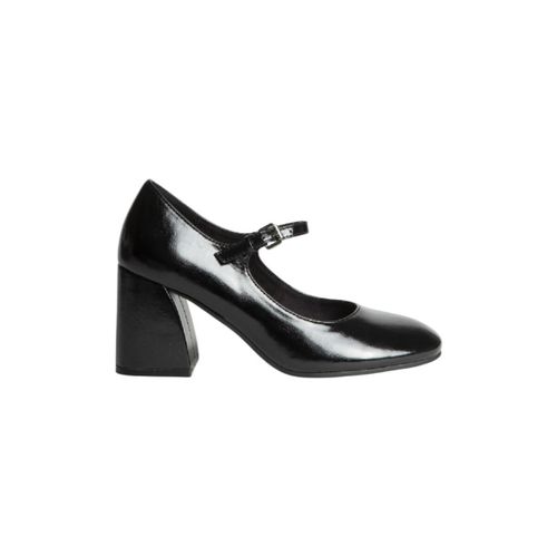 Chaussures escarpins Escarpin avec bride bout carré talon bloc, Noir - Vera Collection - Modalova