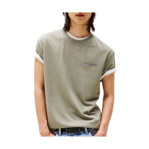 T-shirt Tjm Reg Blur Script - Tommy Hilfiger - Modalova