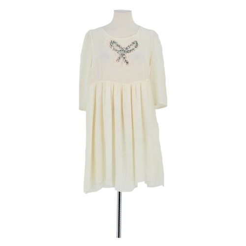 Robe courte Sandro Robe écrue - Sandro - Modalova