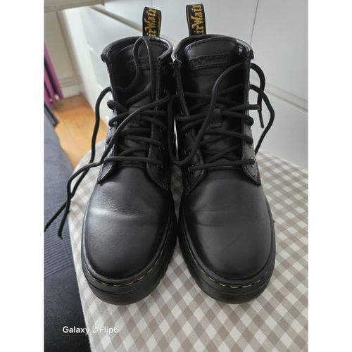 Bottines Dr MARTEENS CUIR NOIR - Dr. Martens - Modalova