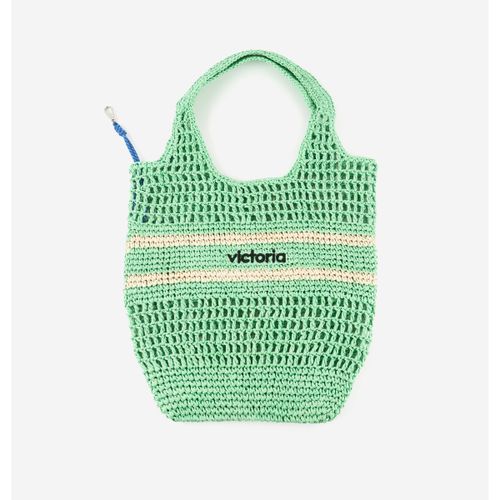 Cabas THINGS SAC RAPHIA RAYURES BRODERIE 9226000 - Victoria - Modalova