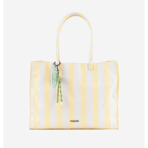 Cabas THINGS CABAS NYLON RAYURES 9226101 - Victoria - Modalova