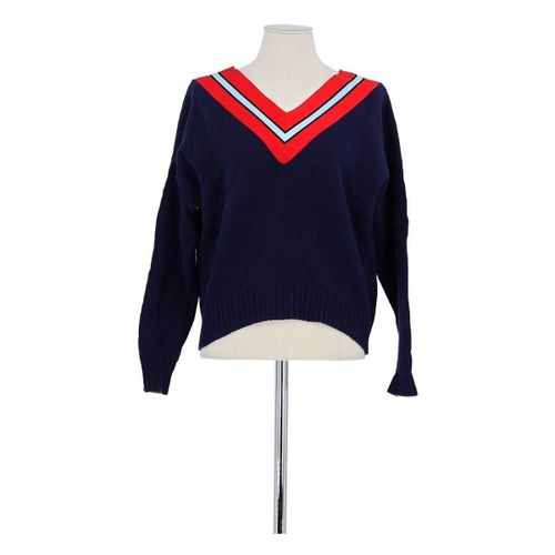 Pull Sandro Pull en laine marine - Sandro - Modalova