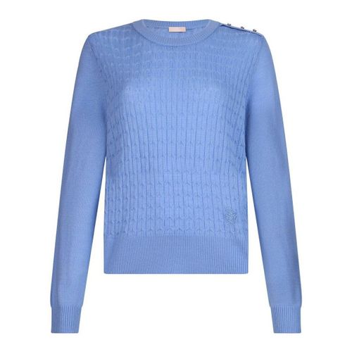 Pull Pull en laine avec motif de torsades - Liu Jo - Modalova