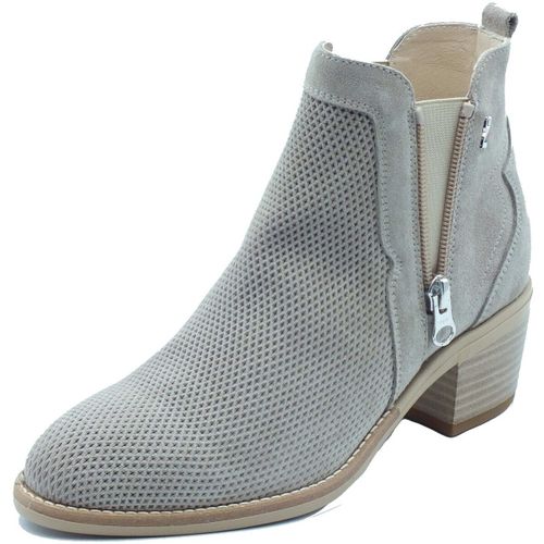 Bottines E615120D Velour - NeroGiardini - Modalova