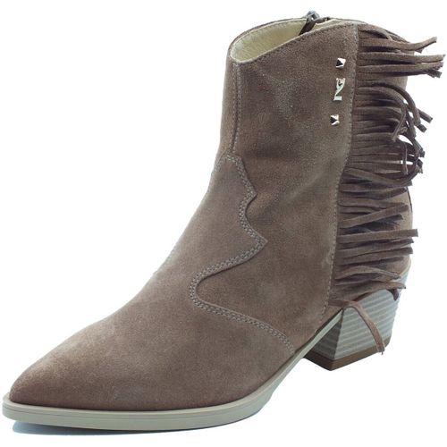 Bottines E615131D Velour - NeroGiardini - Modalova