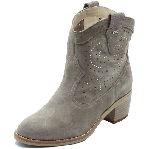 Bottines E615121 Velour - NeroGiardini - Modalova