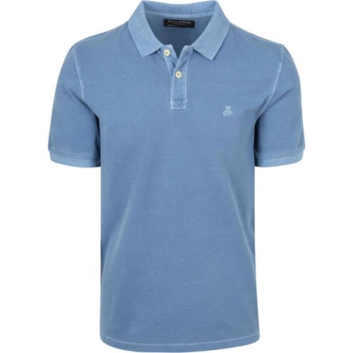 Polo Polo Piqué Bleu Provincial - Marc O'Polo - Modalova