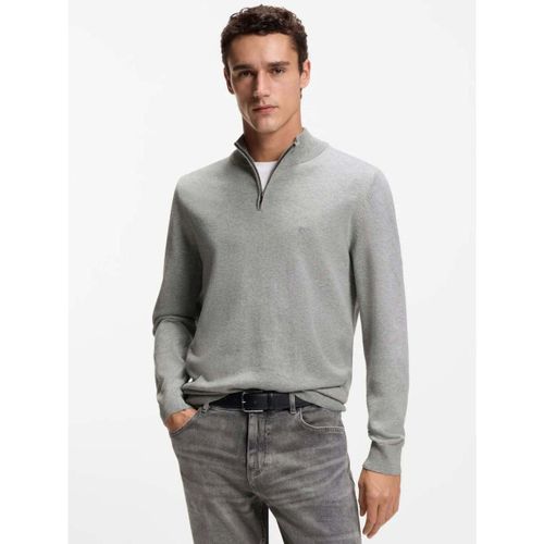 Sweatshirts Pull camionneur gris en coton - BOSS - Modalova