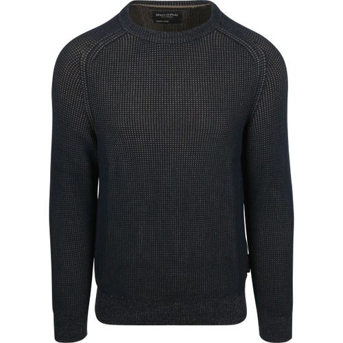 Sweatshirts Pull Structured Bi-Colour Marine - Marc O'Polo - Modalova