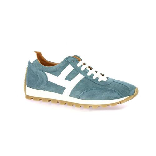 Baskets basses Baskets cuir velours jean - Belang - Modalova