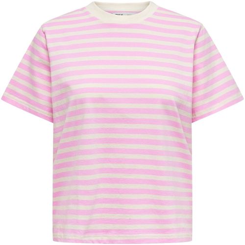 T-shirt T-shirt ONLLIVINA LIFE STRIPE TEE - Only - Modalova