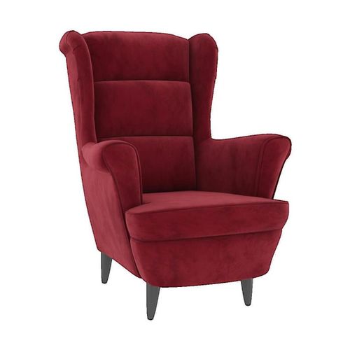 Fauteuils Fauteuil Velours Rouge Bordeaux - VidaXL - Modalova