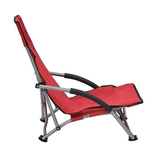 Transats Chaises de plage lot de 2 pliables rouge tissu Oxford - VidaXL - Modalova