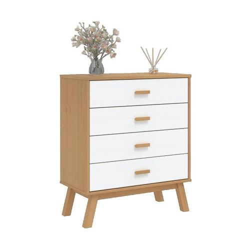 Commodes Commode OLDEN en bois massif de pin blanc - VidaXL - Modalova