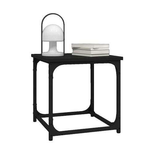 Bouts de canapé, guéridons Table d'appoint Bois d'ingénierie Noir 40x40x40 cm - VidaXL - Modalova
