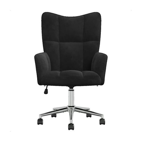 Fauteuils Fauteuil Chaise de relaxation Noir Velours - VidaXL - Modalova