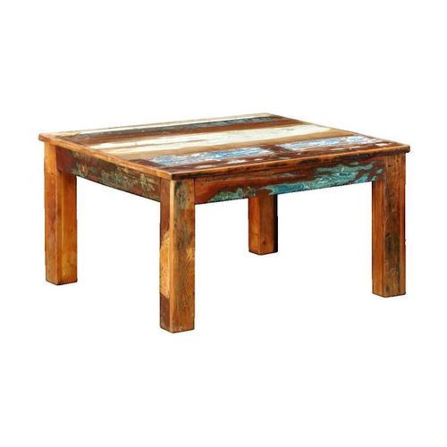 Tables basses Table basse Bois massif de récupération Carrée Marron - VidaXL - Modalova