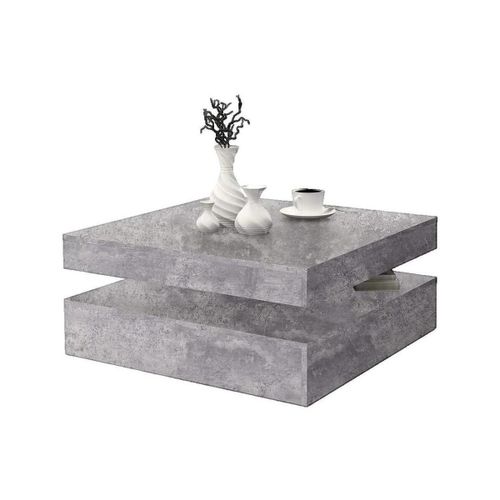 Tables basses Table Basse Pivotante Béton Gris Clair - Coffee - Modalova