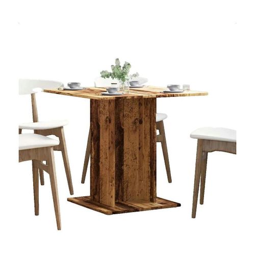 Tables à manger Table à manger Bois d'ingénierie Marron 80 x 80 x 75 cm - VidaXL - Modalova