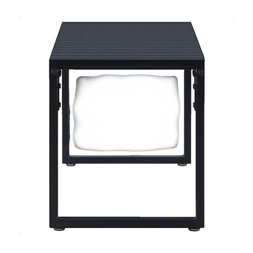 Tables basses d'extérieur Banc de jardin 120,5 cm Noir - VidaXL - Modalova